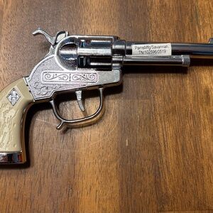 Parris Manufacturing Company Cowboy Die-Cast Steel Side-Loading Toy Pistol